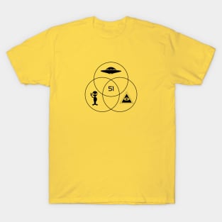 Area 51 Venn diagram T-Shirt